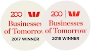 Westpac Business of Tomorrow 2017 & 2018 Winner